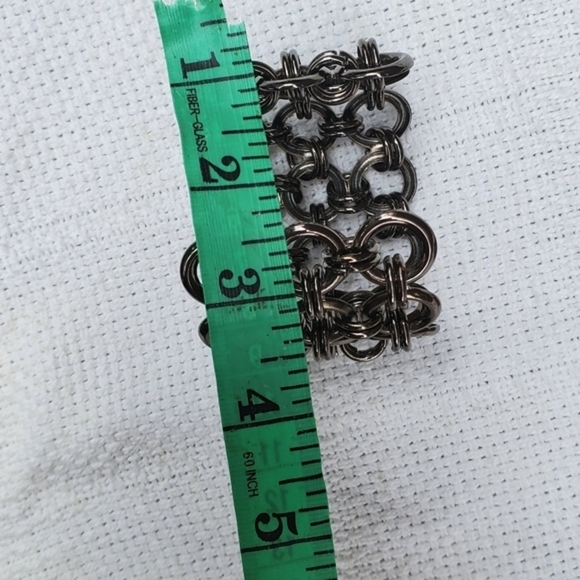 Heavy metal hematite bangle set NWT - Picture 8 of 9